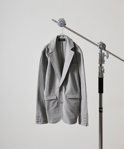FUNALIVE(ファンアライブ)の「Brushed tailored jacket / 起毛テーラードジャケット unisex(テーラードジャケット・メンズ・ブラック/グレー/チャコール/カーキ・M/L)」の1枚目の写真