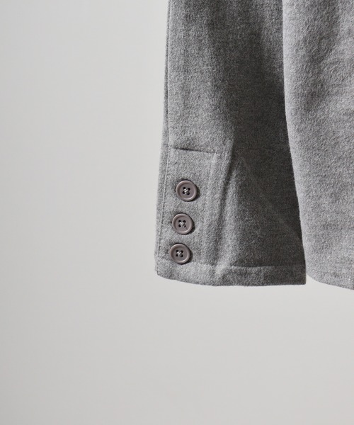 FUNALIVE(ファンアライブ)の「Brushed tailored jacket / 起毛テーラードジャケット unisex(テーラードジャケット・メンズ・ブラック/グレー/チャコール/カーキ・M/L)」の8枚目の写真