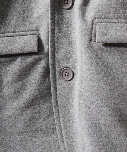 FUNALIVE(ファンアライブ)の「Brushed tailored jacket / 起毛テーラードジャケット unisex(テーラードジャケット・メンズ・ブラック/グレー/チャコール/カーキ・M/L)」の7枚目の写真