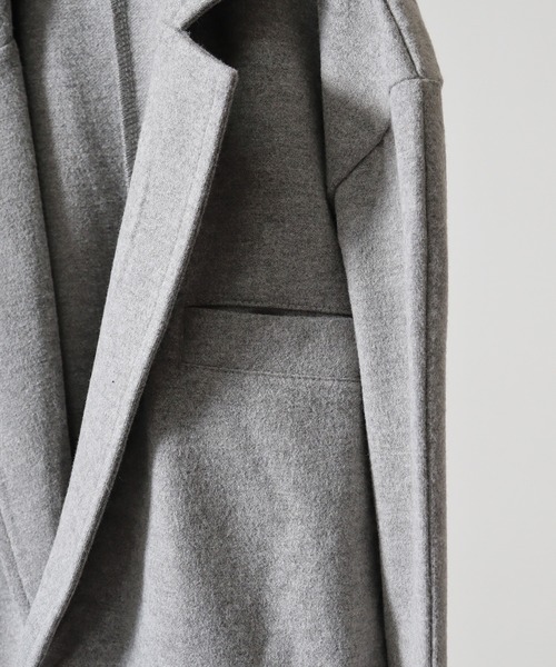 FUNALIVE(ファンアライブ)の「Brushed tailored jacket / 起毛テーラードジャケット unisex(テーラードジャケット・メンズ・ブラック/グレー/チャコール/カーキ・M/L)」の5枚目の写真