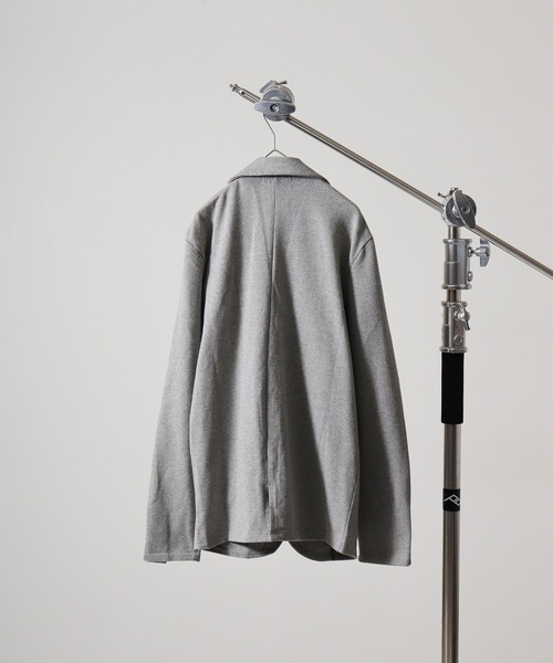 FUNALIVE(ファンアライブ)の「Brushed tailored jacket / 起毛テーラードジャケット unisex(テーラードジャケット・メンズ・ブラック/グレー/チャコール/カーキ・M/L)」の9枚目の写真