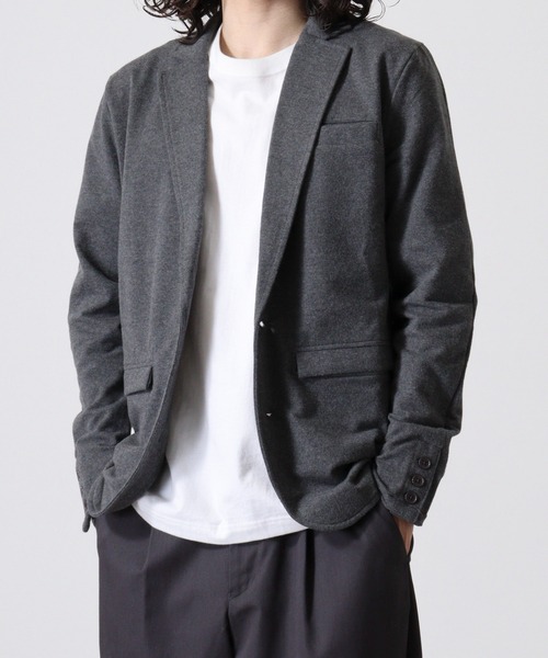 FUNALIVE(ファンアライブ)の「Brushed tailored jacket / 起毛テーラードジャケット unisex(テーラードジャケット・メンズ・ブラック/グレー/チャコール/カーキ・M/L)」の17枚目の写真