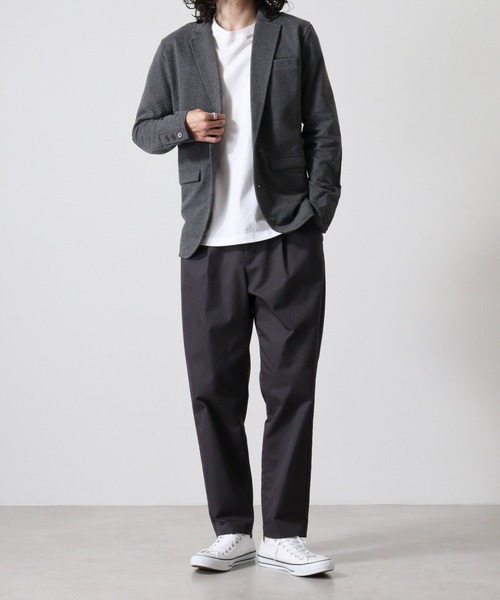 FUNALIVE(ファンアライブ)の「Brushed tailored jacket / 起毛テーラードジャケット unisex(テーラードジャケット・メンズ・ブラック/グレー/チャコール/カーキ・M/L)」の19枚目の写真