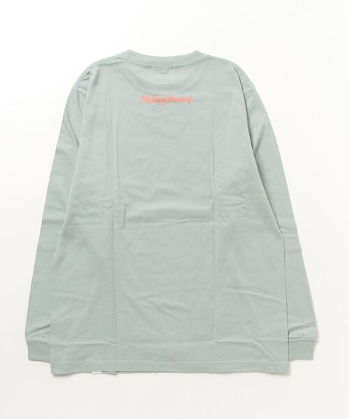 NOTHINKER（ノーシンカー）の「OUTFITTERS Long T-shirt（Tシャツ/カットソー・メンズ・アッシュグレー/ロイヤルブルー/グリーン系その他・MEDIUM/LARGE/X-LARGE）」の16枚目の写真
