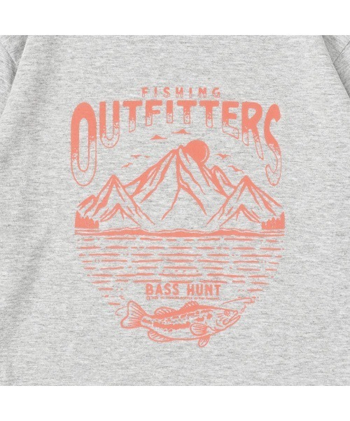 NOTHINKER（ノーシンカー）の「OUTFITTERS Long T-shirt（Tシャツ/カットソー・メンズ・アッシュグレー/ロイヤルブルー/グリーン系その他・MEDIUM/LARGE/X-LARGE）」の5枚目の写真