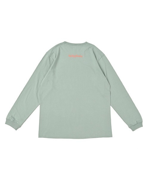 NOTHINKER（ノーシンカー）の「OUTFITTERS Long T-shirt（Tシャツ/カットソー・メンズ・アッシュグレー/ロイヤルブルー/グリーン系その他・MEDIUM/LARGE/X-LARGE）」の8枚目の写真