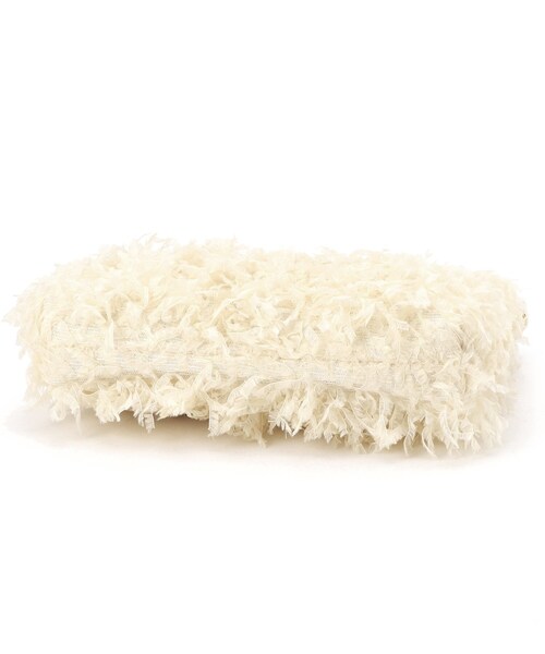 OPAQUE.CLIP（オペークドットクリップ）の「◆フラッフィーフリンジチェーンショルダー（ショルダーバッグ・レディース・ブラック/アイボリー/ピンク・00）」の8枚目の写真