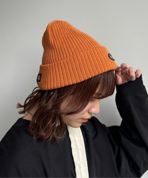 Dickies（ディッキーズ）の「【Dickies】SSワッペンニットキャップ（ニットキャップ/ビーニー・メンズ・アイボリー/ブラック/オレンジ・F）」の14枚目の写真