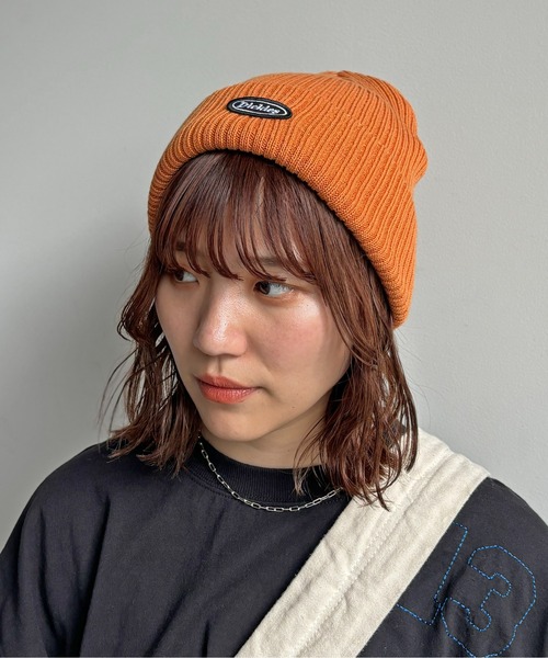 Dickies（ディッキーズ）の「【Dickies】SSワッペンニットキャップ（ニットキャップ/ビーニー・メンズ・アイボリー/ブラック/オレンジ・F）」の11枚目の写真