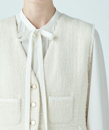 BALLSEY（ボールジィ）の「スラブコットンツイード Vネックジャンパー