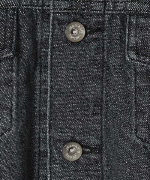 JEANASIS(ジーナシス)の「クロップドGジャン/105309(デニムジャケット・レディース・ブラック/ブルー・FREE)」の8枚目の写真