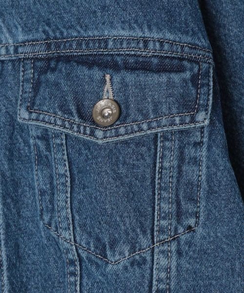   Jeans クロップドデニムジャケット JEANASIS（ジーナシス）の「クロップドGジャン/105309（デニム