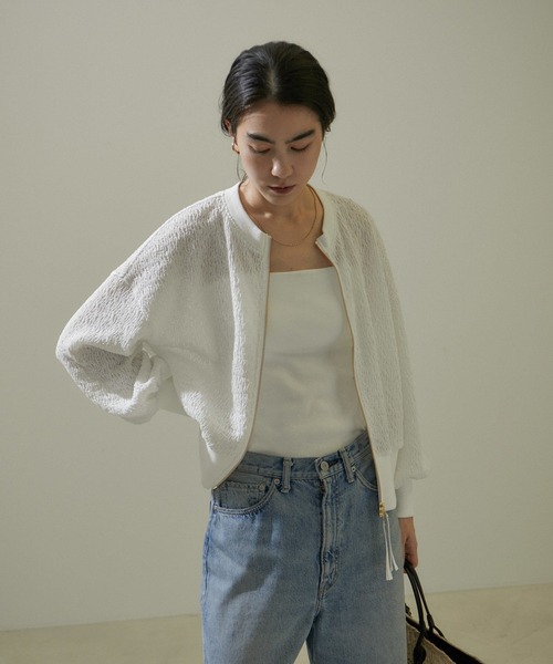 SALON adam et rope'（サロン アダム エ ロペ）の「コットンリブカップ付きベアキャミ（チューブトップ・レディース・ホワイト/ブラック・FREE）」の19枚目の写真