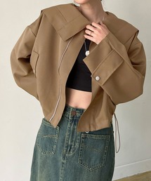 Jewelobe（ジュエローブ）の「ビッグセーラーカラーショートブルゾン（ブルゾン）」