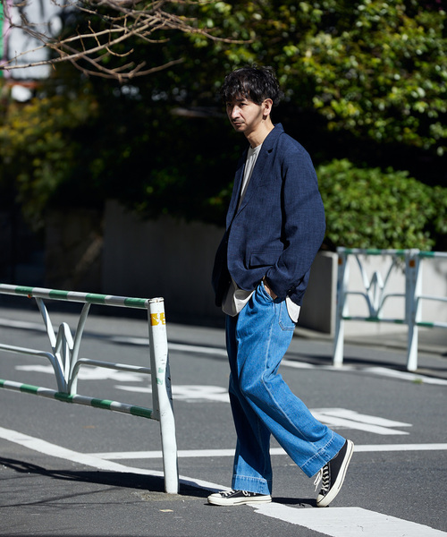 JOURNAL STANDARD relume(ジャーナルスタンダード レリューム)の「AMERICAN NEW デニムスラックス by COTTON USA(デニムパンツ・メンズ・ブラック/ブルー系その他/ネイビー・LARGE/MEDIUM)」の15枚目の写真