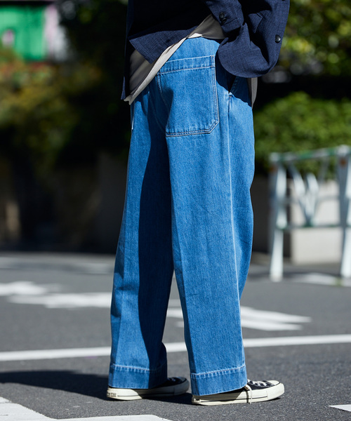 JOURNAL STANDARD relume(ジャーナルスタンダード レリューム)の「AMERICAN NEW デニムスラックス by COTTON USA(デニムパンツ・メンズ・ブラック/ブルー系その他/ネイビー・LARGE/MEDIUM)」の8枚目の写真