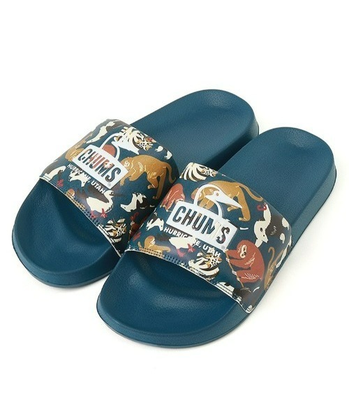 CHUMS(チャムス)の「【CHUMS】Splash Booby Face Slide On(サンダル・メンズ・ブラック/ブルー系その他/その他1/その他2・26/27/28)」の4枚目の写真