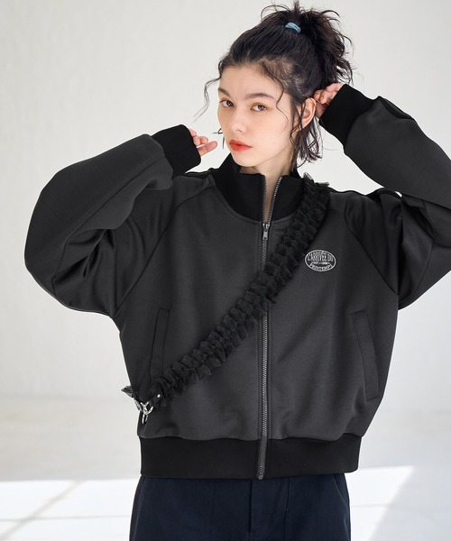 ROPE' PICNIC（ロペピクニック）の「トラックジャケット（その他アウター・レディース・ホワイト系その他5/チャコールグレー・38）」の11枚目の写真