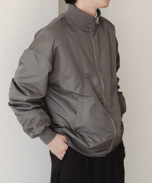 epnok（エプノック）の「スタンドカラーMA-1 ブルゾン（MA-1・メンズ・ネイビー/ブラック/グレー・MEDIUM/LARGE）」の17枚目の写真