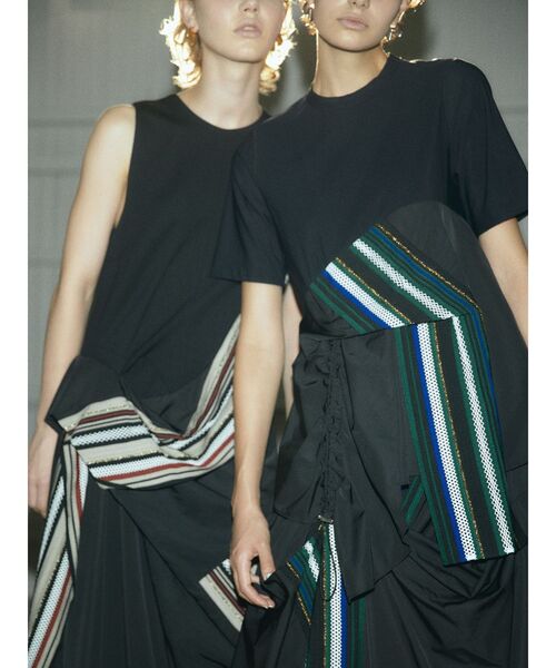 UN3D.（アンスリード）の「トーションレースタックスカート（スカート・レディース・レッド/グリーン・36/38）」の8枚目の写真