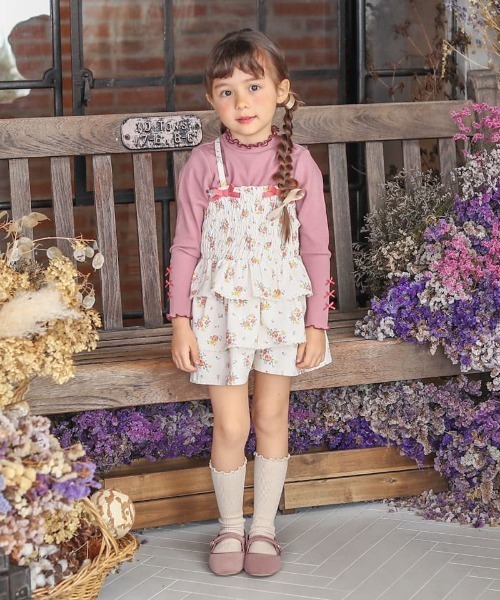 Biquette Club ビスチェ付きプルオーバー（Tシャツ/カットソー