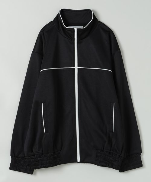 JEANASIS(ジーナシス)の「【YOGA】パイピングジャージー/106947(ジャージ・レディース・ブルー/ブラック・FREE)」の2枚目の写真