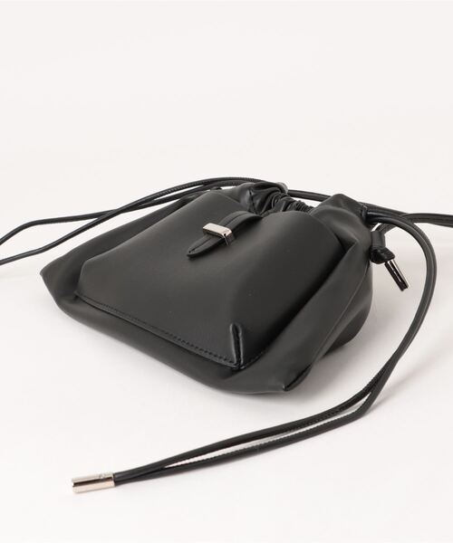 cache cache（カシュ カシュ）の「巾着ショルダーBAG（ボディバッグ/ウエストポーチ・レディース・ブラック/マルチ・FREE）」の5枚目の写真