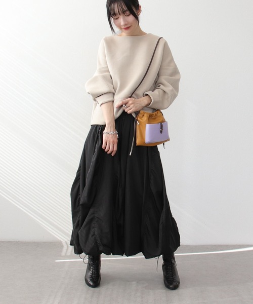 cache cache（カシュ カシュ）の「巾着ショルダーBAG（ボディバッグ/ウエストポーチ・レディース・ブラック/マルチ・FREE）」の21枚目の写真