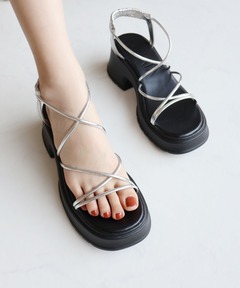 mari　Ameri MEDI SHEER SKIN SANDAL MEDI SHEER SKIN SANDAL（サンダル）｜Ameri（アメリ）のファッション