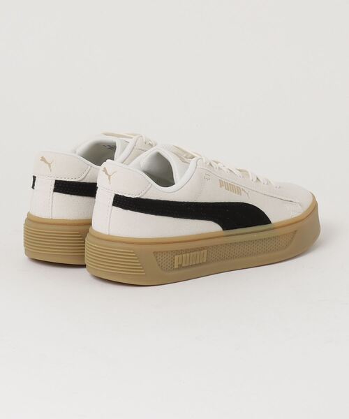 PUMA（プーマ）の「プーマ PUMA スマッシュ プラットフォーム V3 SD_（スニーカー・レディース・ベージュ・23.5cm/24.0cm/24.5cm/25.0cm/23.0cm）」の2枚目の写真