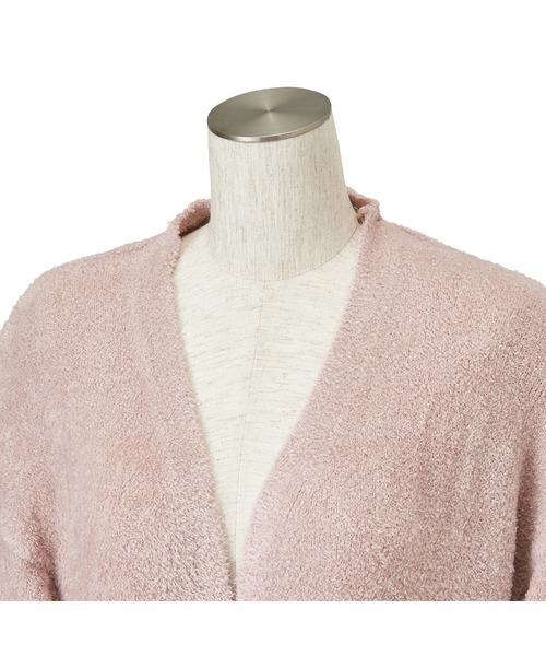Francfranc（フランフラン）の「モイストフェザーニット カーディガン ピンク（ルームウェア/パジャマ・レディース・ピンク・FREE）」の5枚目の写真