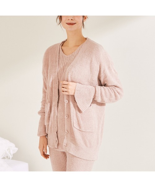 Francfranc（フランフラン）の「モイストフェザーニット カーディガン ピンク（ルームウェア/パジャマ・レディース・ピンク・FREE）」の9枚目の写真