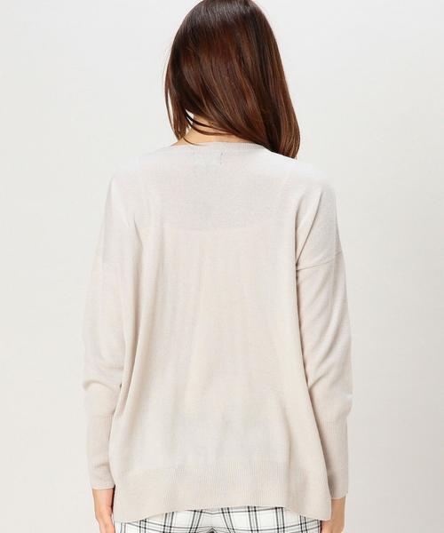 green label relaxing（グリーンレーベルリラクシング）の「◆CF W/RY/N D/SL C/N ニット◆（ニット/セーター・レディース・オフホワイト/グレー/ブラウン/ナチュラル/ネイビー/コバルトブルー・38/42/40/36）」の7枚目の写真