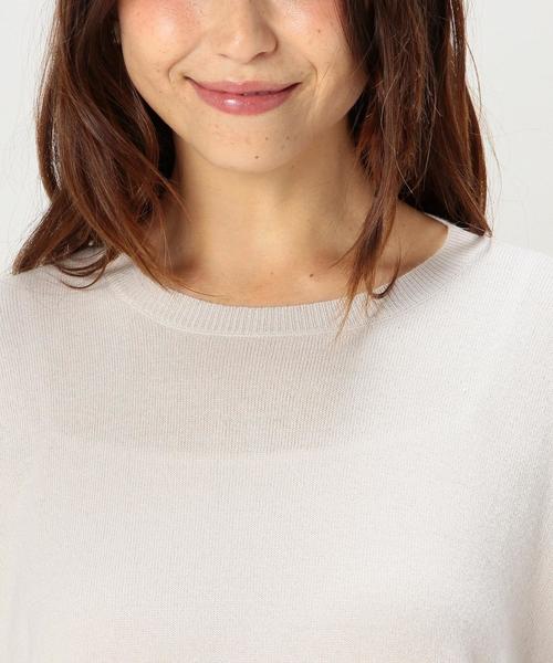 green label relaxing（グリーンレーベルリラクシング）の「◆CF W/RY/N D/SL C/N ニット◆（ニット/セーター・レディース・オフホワイト/グレー/ブラウン/ナチュラル/ネイビー/コバルトブルー・38/42/40/36）」の11枚目の写真