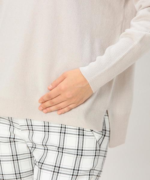 green label relaxing（グリーンレーベルリラクシング）の「◆CF W/RY/N D/SL C/N ニット◆（ニット/セーター・レディース・オフホワイト/グレー/ブラウン/ナチュラル/ネイビー/コバルトブルー・38/42/40/36）」の19枚目の写真