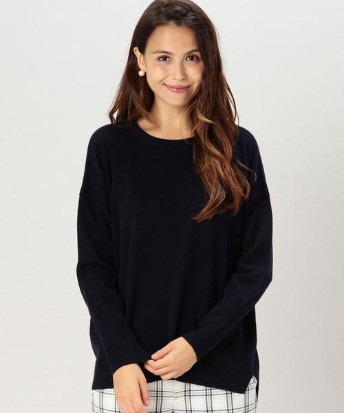 green label relaxing（グリーンレーベルリラクシング）の「◆CF W/RY/N D/SL C/N ニット◆（ニット/セーター・レディース・オフホワイト/グレー/ブラウン/ナチュラル/ネイビー/コバルトブルー・38/42/40/36）」の15枚目の写真