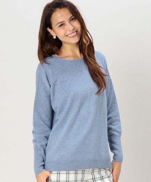 green label relaxing（グリーンレーベルリラクシング）の「◆CF W/RY/N D/SL C/N ニット◆（ニット/セーター・レディース・オフホワイト/グレー/ブラウン/ナチュラル/ネイビー/コバルトブルー・38/42/40/36）」の17枚目の写真