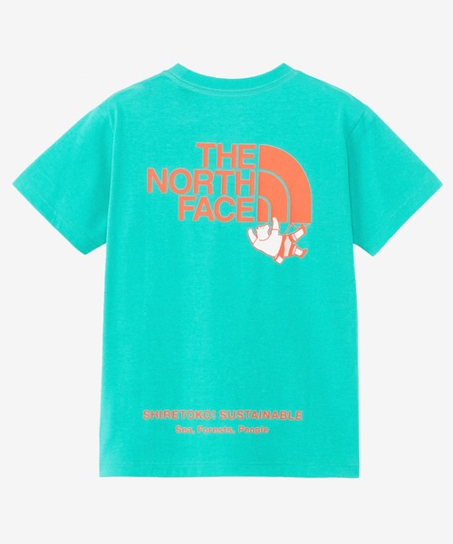 THE NORTH FACE（ザノースフェイス）の「THE NORTH FACE/ザ・ノース・フェイス S/S SHIRETOKO TOKO TEE キッズ バックプリント UVケア NTJ32430ST（Tシャツ/カットソー・キッズ・ホワイト/エメラルドブルー/ベージュ・130cm/120cm/110cm/100cm/150cm/140cm）」の5枚目の写真