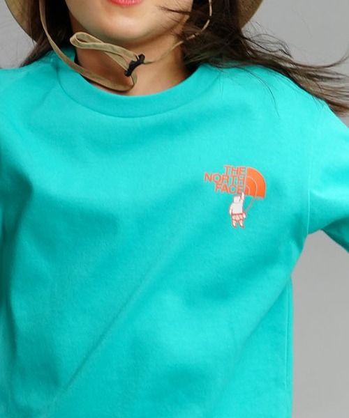 THE NORTH FACE（ザノースフェイス）の「THE NORTH FACE/ザ・ノース・フェイス S/S SHIRETOKO TOKO TEE キッズ バックプリント UVケア NTJ32430ST（Tシャツ/カットソー・キッズ・ホワイト/エメラルドブルー/ベージュ・130cm/120cm/110cm/100cm/150cm/140cm）」の20枚目の写真