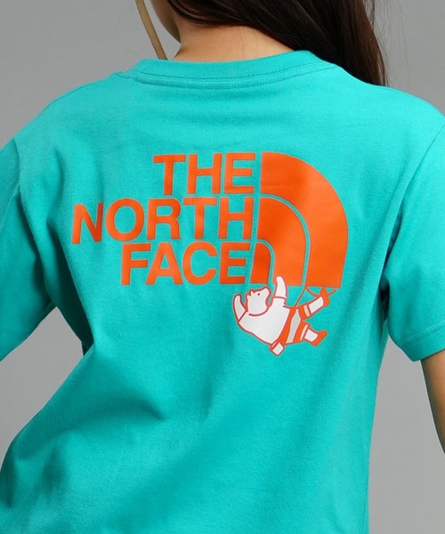 THE NORTH FACE（ザノースフェイス）の「THE NORTH FACE/ザ・ノース・フェイス S/S SHIRETOKO TOKO TEE キッズ バックプリント UVケア NTJ32430ST（Tシャツ/カットソー・キッズ・ホワイト/エメラルドブルー/ベージュ・130cm/120cm/110cm/100cm/150cm/140cm）」の19枚目の写真