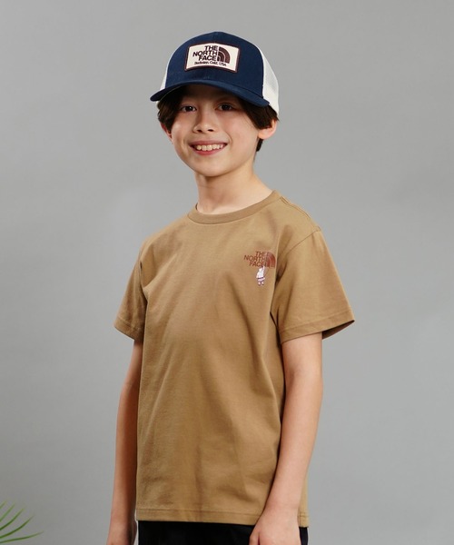 THE NORTH FACE（ザノースフェイス）の「THE NORTH FACE/ザ・ノース・フェイス S/S SHIRETOKO TOKO TEE キッズ バックプリント UVケア NTJ32430ST（Tシャツ/カットソー・キッズ・ホワイト/エメラルドブルー/ベージュ・130cm/120cm/110cm/100cm/150cm/140cm）」の11枚目の写真
