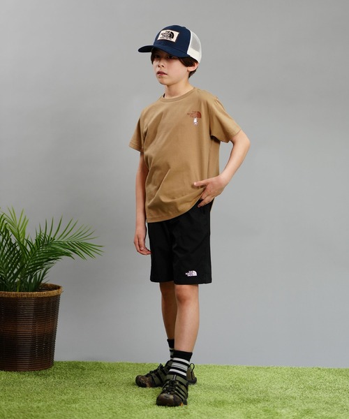 THE NORTH FACE（ザノースフェイス）の「THE NORTH FACE/ザ・ノース・フェイス S/S SHIRETOKO TOKO TEE キッズ バックプリント UVケア NTJ32430ST（Tシャツ/カットソー・キッズ・ホワイト/エメラルドブルー/ベージュ・130cm/120cm/110cm/100cm/150cm/140cm）」の13枚目の写真