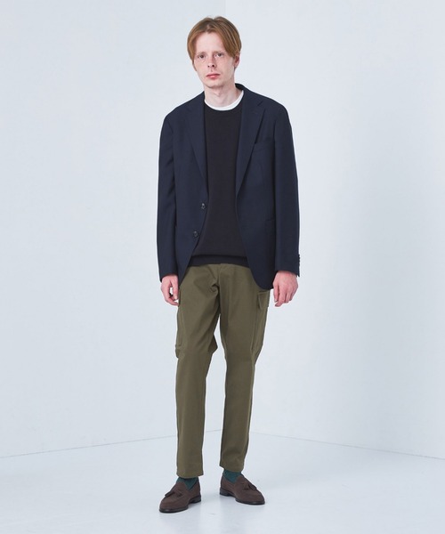 green label relaxing(グリーンレーベルリラクシング)の「【ZOZO限定】スリム カーゴパンツ(カーゴパンツ・メンズ・ブラック/オリーブ/ダークグレー・S-Short/S-Regular/M-Short/M-Regular/L-Short/L-Regular/XL-Short/XL-Regular)」の10枚目の写真