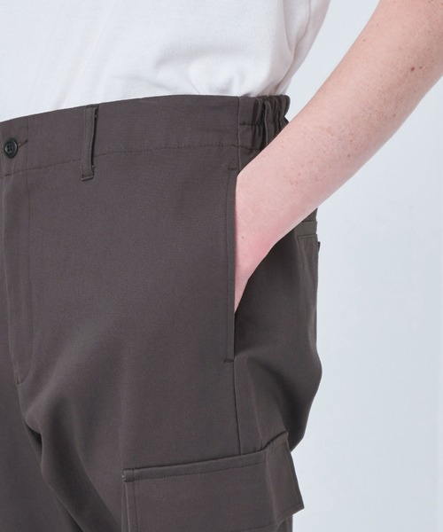 green label relaxing(グリーンレーベルリラクシング)の「【ZOZO限定】スリム カーゴパンツ(カーゴパンツ・メンズ・ブラック/オリーブ/ダークグレー・S-Short/S-Regular/M-Short/M-Regular/L-Short/L-Regular/XL-Short/XL-Regular)」の4枚目の写真