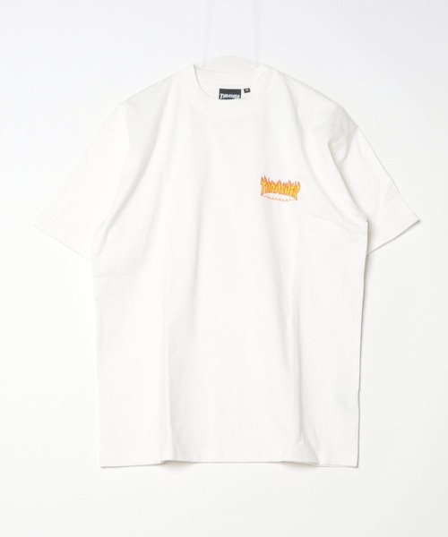 THRASHER(スラッシャー)の「【ZOZOTOWN限定】THRASHER/スラッシャー 半袖Tシャツ ルーズシルエット 刺繍デザイン THM-24SPSST08(Tシャツ/カットソー・メンズ・ブラック×ブルー/ホワイト×レッド/ブラック×レッド/ホワイト×イエロー・M/L/XL)」の7枚目の写真