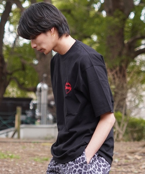 THRASHER(スラッシャー)の「【ZOZOTOWN限定】THRASHER/スラッシャー 半袖Tシャツ ルーズシルエット 刺繍デザイン THM-24SPSST08(Tシャツ/カットソー・メンズ・ブラック×ブルー/ホワイト×レッド/ブラック×レッド/ホワイト×イエロー・M/L/XL)」の20枚目の写真