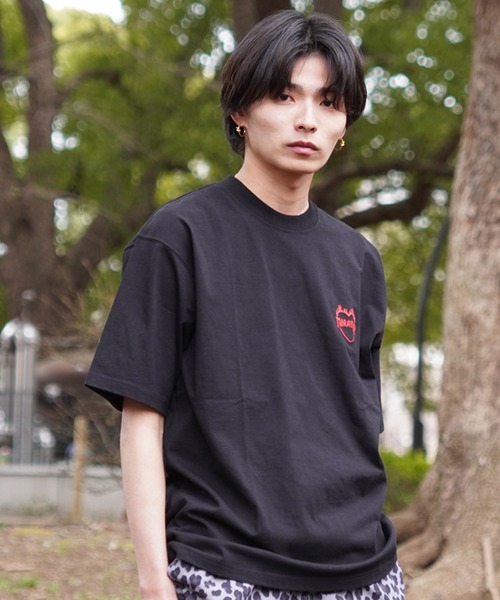 THRASHER(スラッシャー)の「【ZOZOTOWN限定】THRASHER/スラッシャー 半袖Tシャツ ルーズシルエット 刺繍デザイン THM-24SPSST08(Tシャツ/カットソー・メンズ・ブラック×ブルー/ホワイト×レッド/ブラック×レッド/ホワイト×イエロー・M/L/XL)」の18枚目の写真