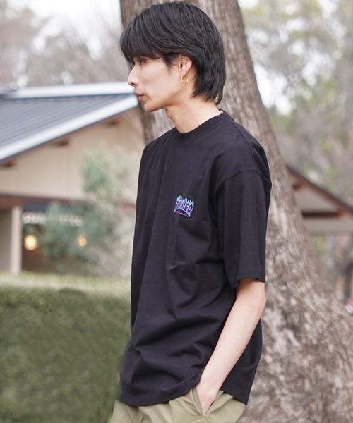 THRASHER(スラッシャー)の「【ZOZOTOWN限定】THRASHER/スラッシャー 半袖Tシャツ ルーズシルエット 刺繍デザイン THM-24SPSST08(Tシャツ/カットソー・メンズ・ブラック×ブルー/ホワイト×レッド/ブラック×レッド/ホワイト×イエロー・M/L/XL)」の14枚目の写真