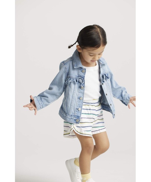 GAP（ギャップ）の「babyGap ブラナン フェイバリット プルオン ショートパンツ（その他パンツ・キッズ・マルチ/ライトブルー/ピンク/ホワイト系その他/イエロー/ネイビー・4 YRS/12-18M/5 YRS/3 YRS/6-12M/3-6M/2 YRS/18-24M）」の8枚目の写真