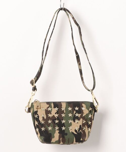 RiNc (リンク)の「【 GLAM JAM / グラムジャム 】 ONIスタッズ ショルダーポーチ / Sサイズ(ショルダーバッグ・レディース・ブルー/ブラック系その他/ブラック系その他3/ブルー系その他2/ブルー系その他3/ブルー系その他4/ブラック系その他2/カーキ/ホワイト/ピンク/ブラック系その他4/オレンジ/モカ/ブルー系その他/その他1/その他2/イエロー/その他4/ブラック・S)」の18枚目の写真